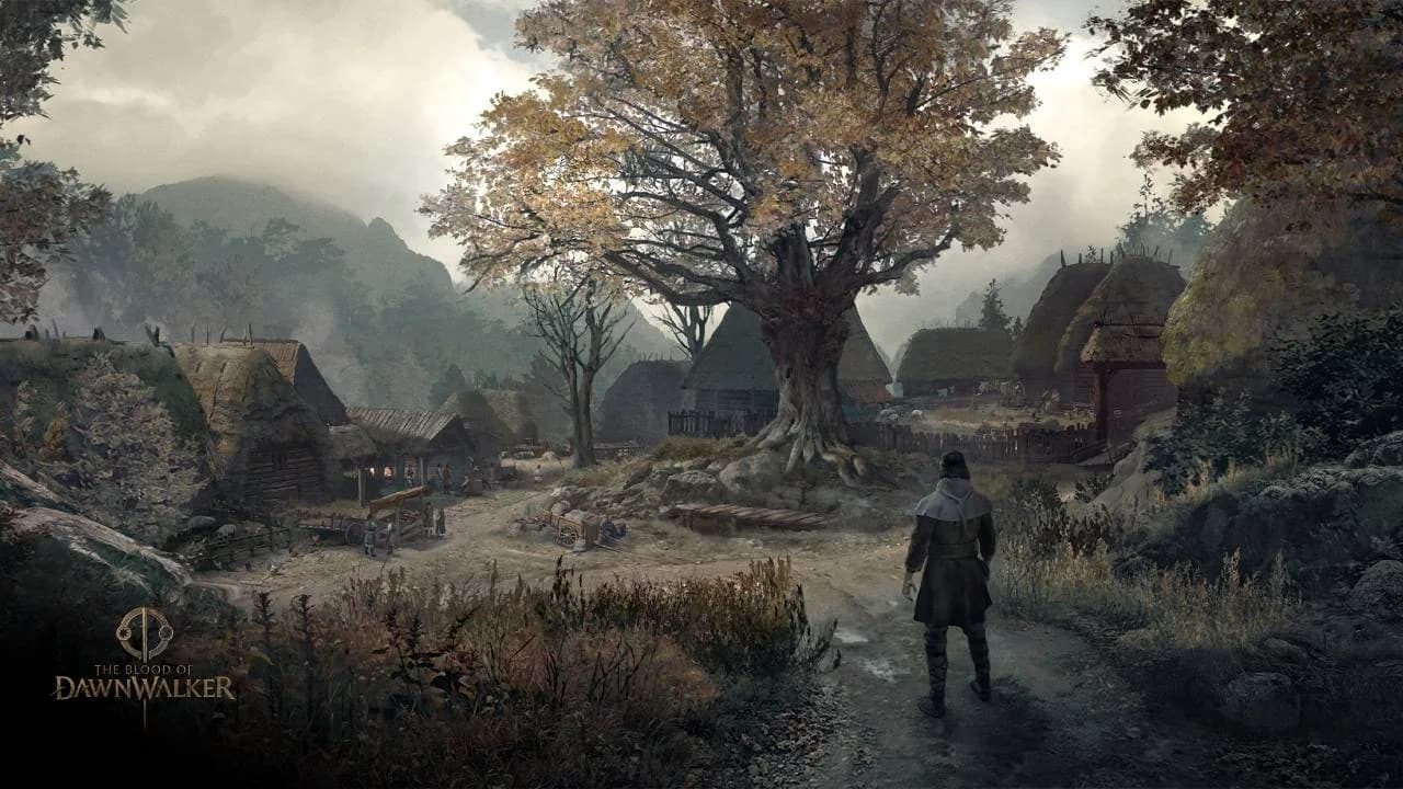 Official concept art of Laslea, Coen’s home village